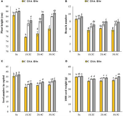 Enhancing rainfed safflower yield, oil content, and fatty acid composition through intercropping with chickpea and stress-modifier biostimulants